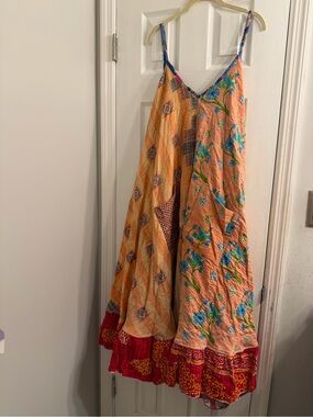 Reversible Patchwork Kantha Dress